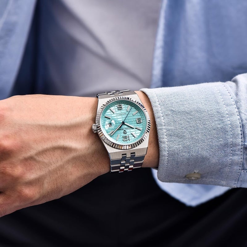 Pagani Design YS027 Men's Automatic Watch - Stainless Steel, Waterproof, Sky Blue Dial - Image 2